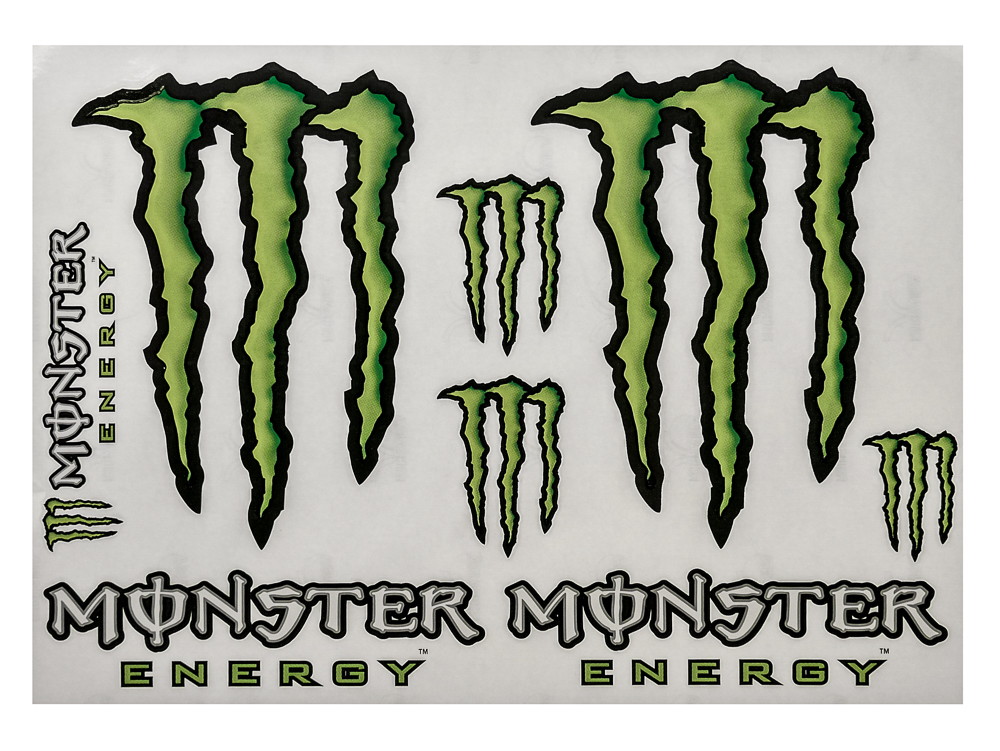 Monster Energy Aufkleber Set 8 Stk.