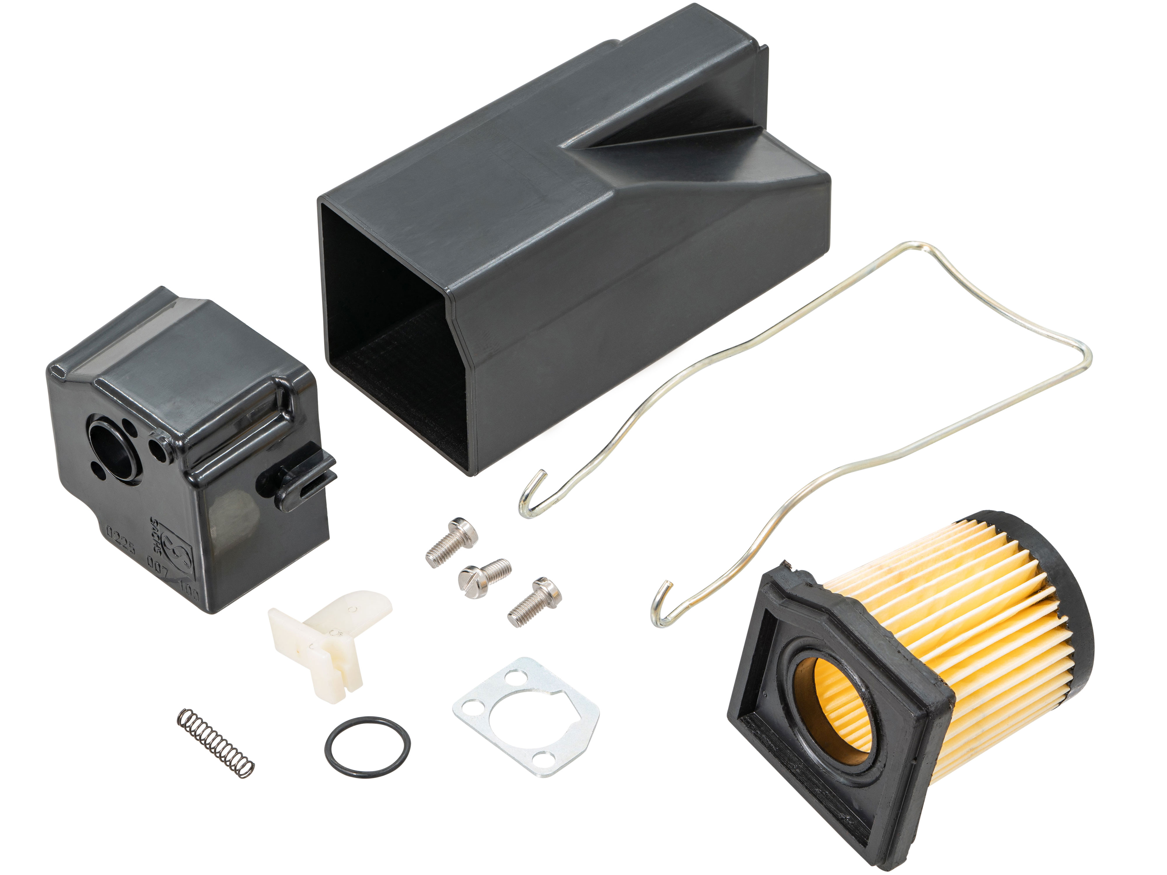 SET Tuning Luftfilter 27mm und Luftfilterkasten eckig für Sachs Motor