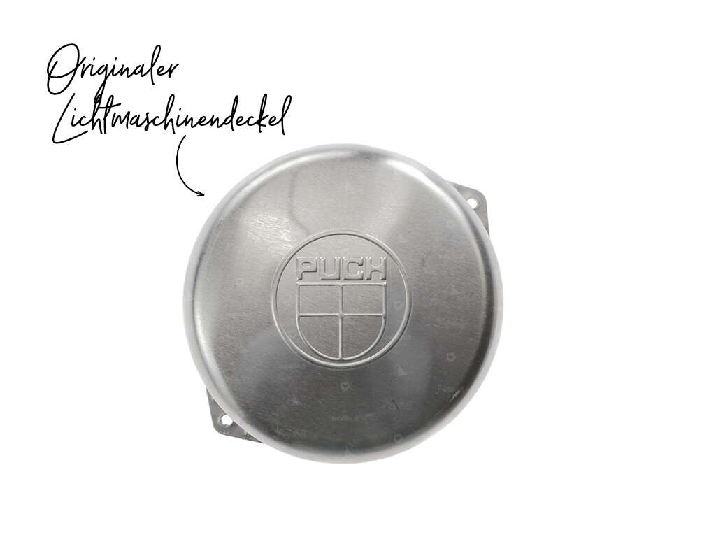 Lichtmaschinendeckel Puch X30 NS/NL Alu niedrig Lichtmaschinendeckel Puch X30 NS/NL Alu niedrig