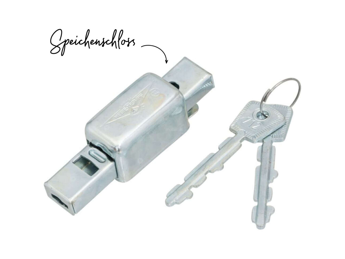 Speichenschloss Hebie-Trumpf (37x20) NOS Speichenschloss Hebie-Trumpf (37x20) NOS