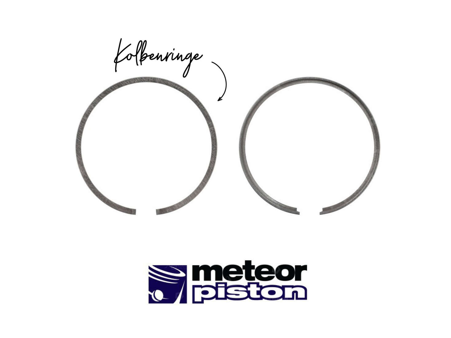 Meteor Kolbenringe Set 39.0 mm | Piaggio Ciao, SI, Bravo, Boxer Meteor Kolbenringe Set 39.0 mm | Piaggio Ciao, SI, Bravo, Boxer