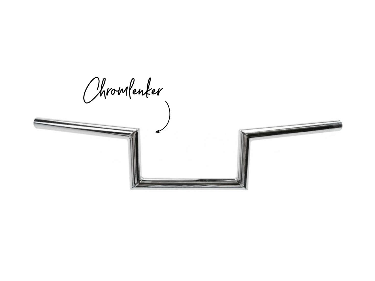 Lenker Gabelplatte 11 cm «Z» Chrom Lenker Gabelplatte 11 cm «Z» Chrom