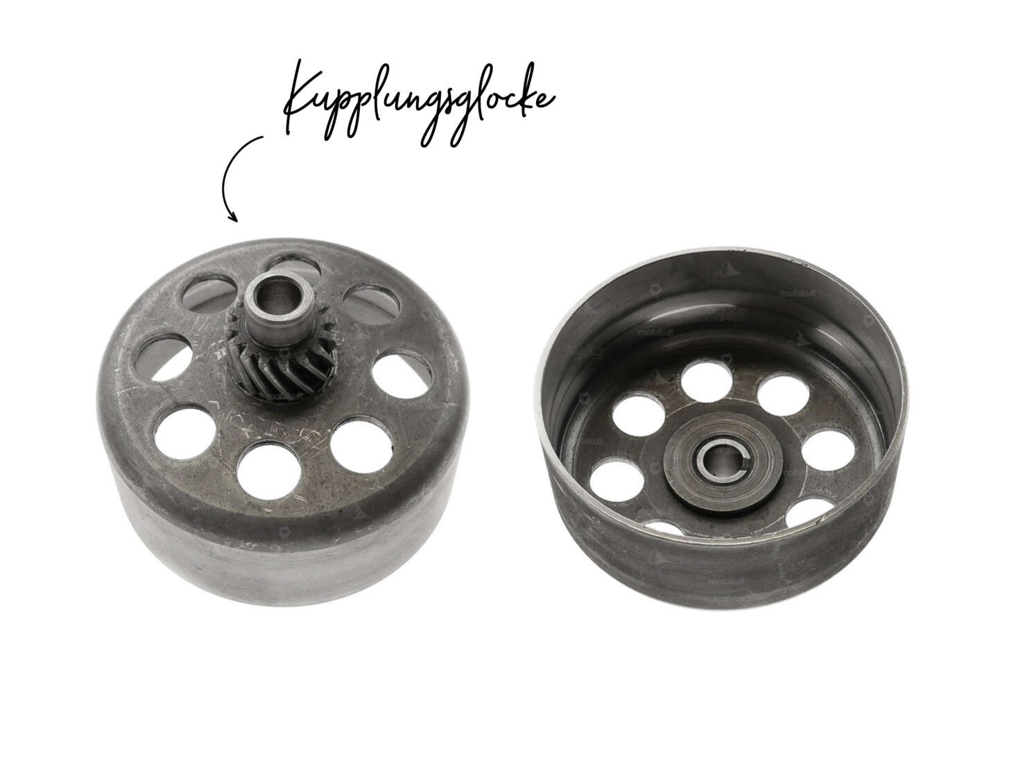 Kupplungsglocke Puch ZA50 (Ø 10.25 mm / 16 Zähne) Occ. Kupplungsglocke Puch ZA50 (Ø 10.25 mm / 16 Zähne) Occ.