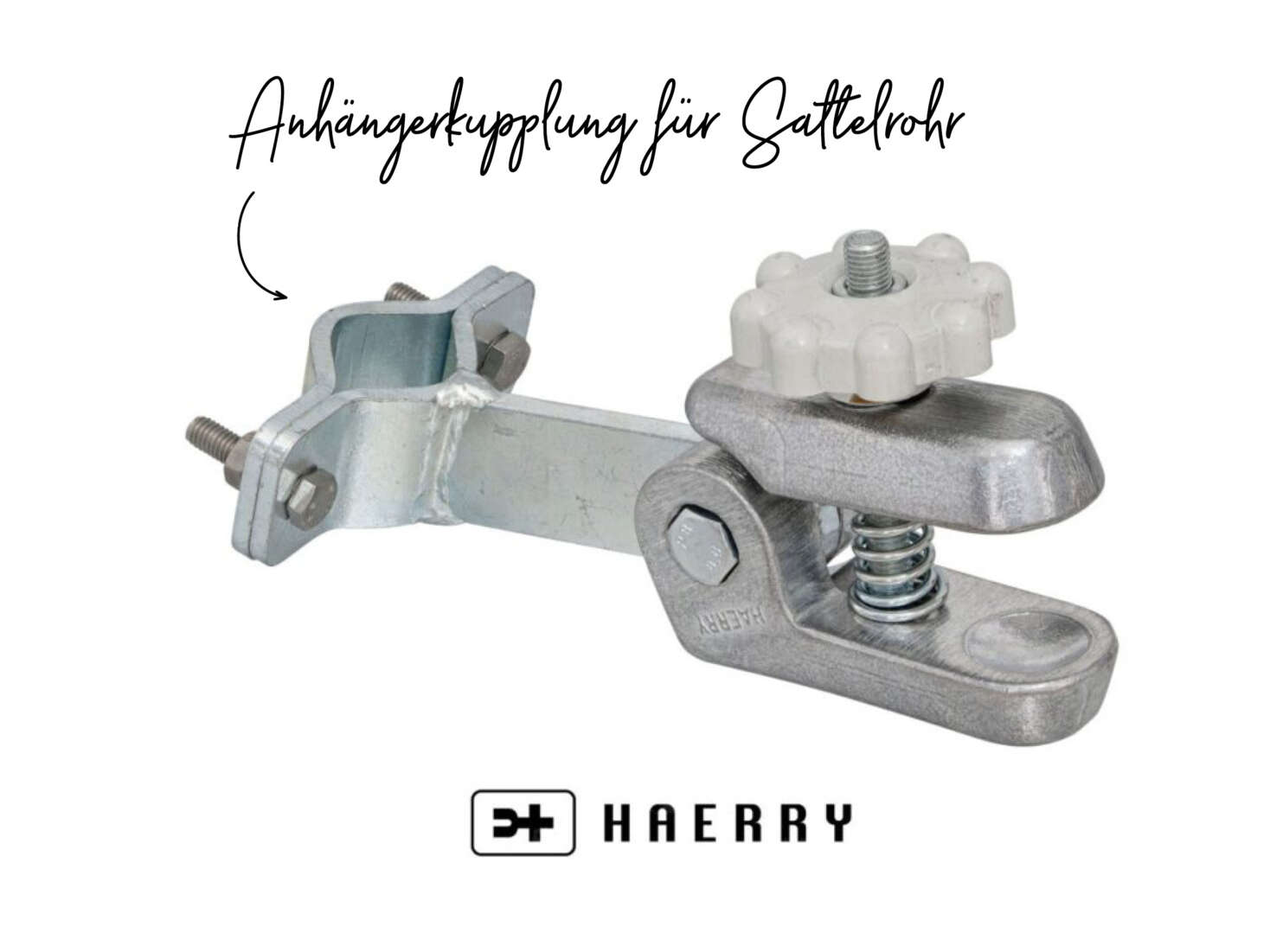 Anhängerkupplung Haerry Befestigung am Hinterbau Anhängerkupplung Haerry Befestigung am Hinterbau