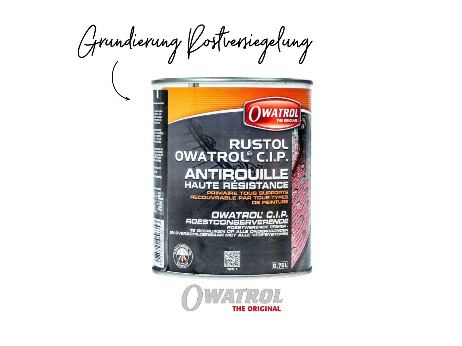 Owatrol Rustol CIP Grundierung Rostversiegelung 0.75 L Owatrol Rustol CIP Grundierung Rostversiegelung 0.75 L