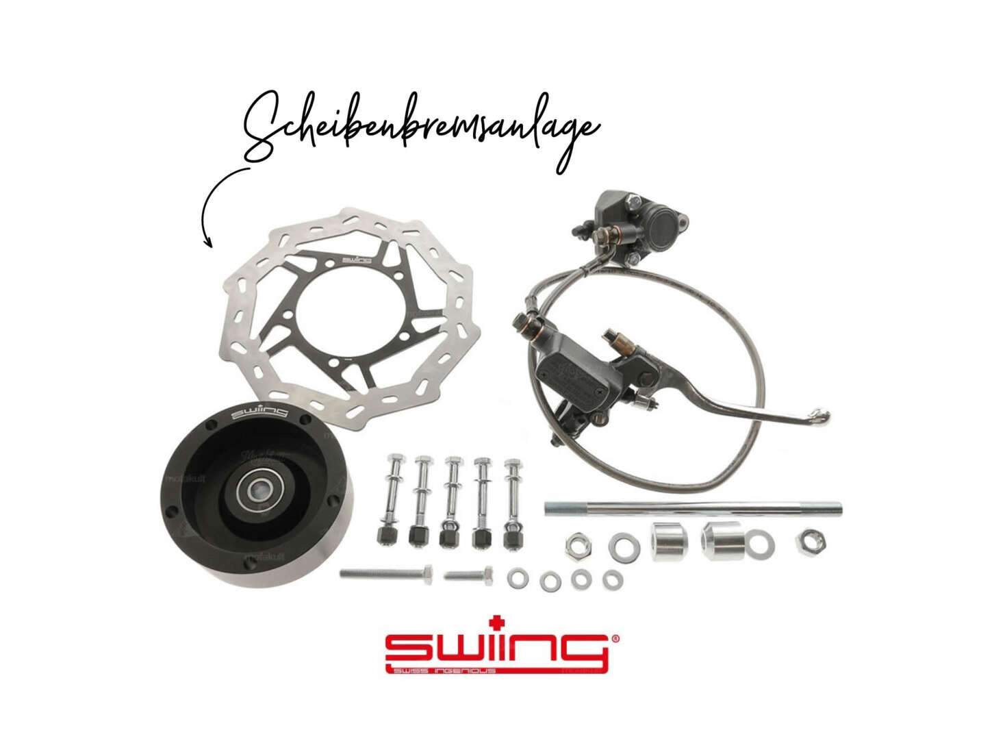 swiing Scheibenbremse Set Puch Gussfelge EBR hydraulisch swiing Scheibenbremse Set Puch Gussfelge EBR hydraulisch