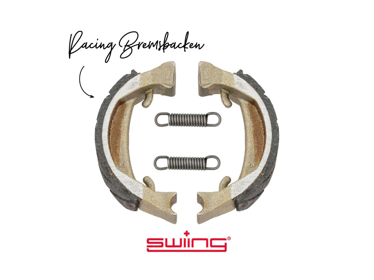 swiing® ingenious Bremsbacken Ø 80x18 Racing geschlitzt swiing® ingenious Bremsbacken Ø 80x18 Racing geschlitzt