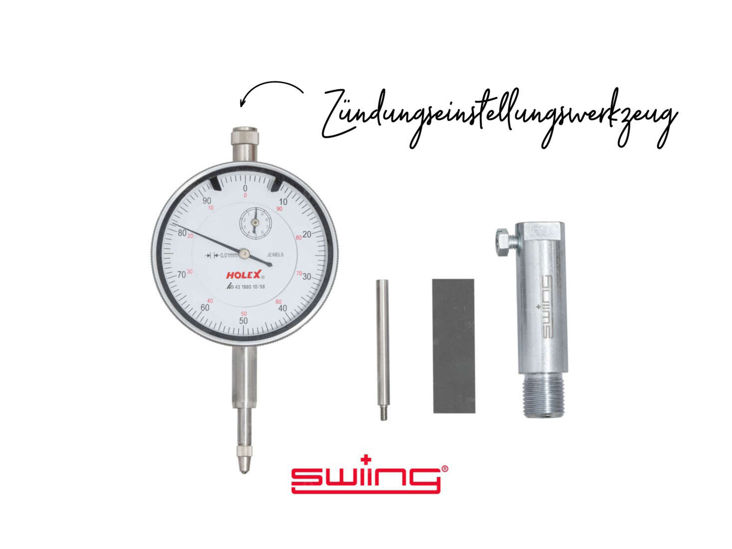 swiing® ingenious Werkzeug Zündungseinstellung analog (M14x1.25) swiing® ingenious Werkzeug Zündungseinstellung analog (M14x1.25)