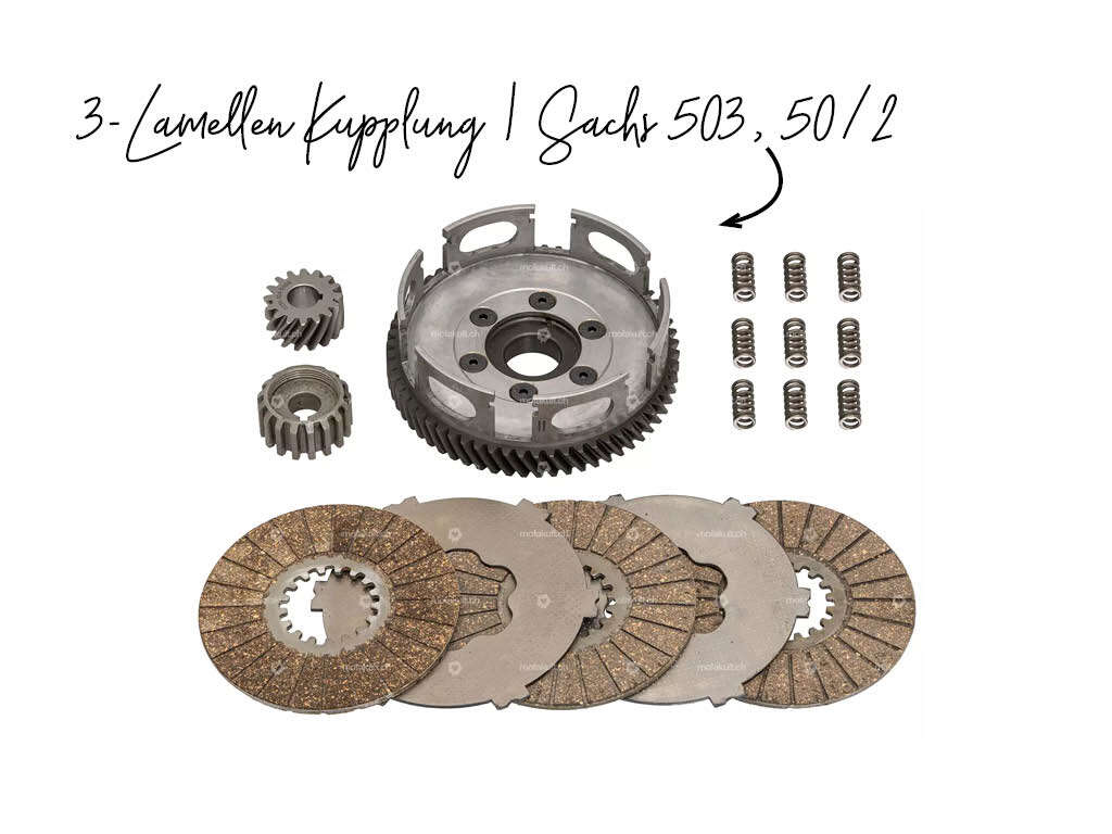 3-Lamellen Kupplung | Sachs 503, 50/2 (502), 50/3, 50/4 3-Lamellen Kupplung | Sachs 503, 50/2 (502), 50/3, 50/4