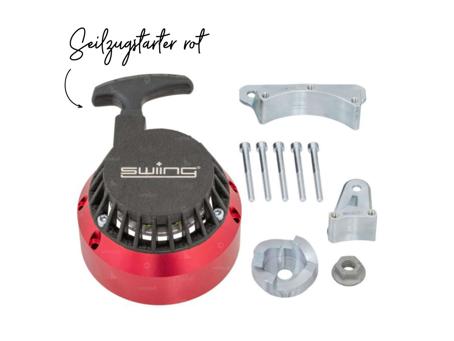 swiing® ingenious Seilzugstarter rot | Piaggio Ciao swiing® ingenious Seilzugstarter rot | Piaggio Ciao