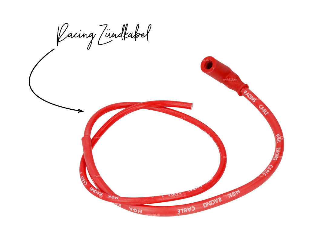 NGK CR6 Racing Zündkabel & Stecker *High End* rot NGK CR6 Racing Zündkabel & Stecker *High End* rot