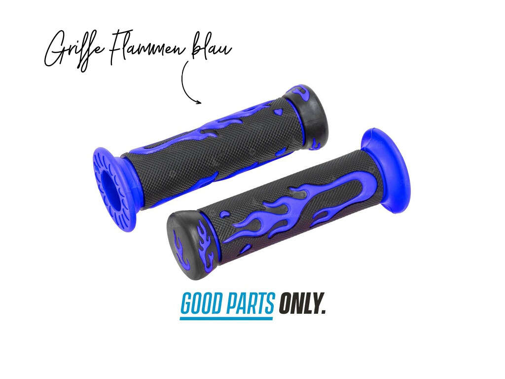 GPO Griffe Flammen blau GPO Griffe Flammen blau