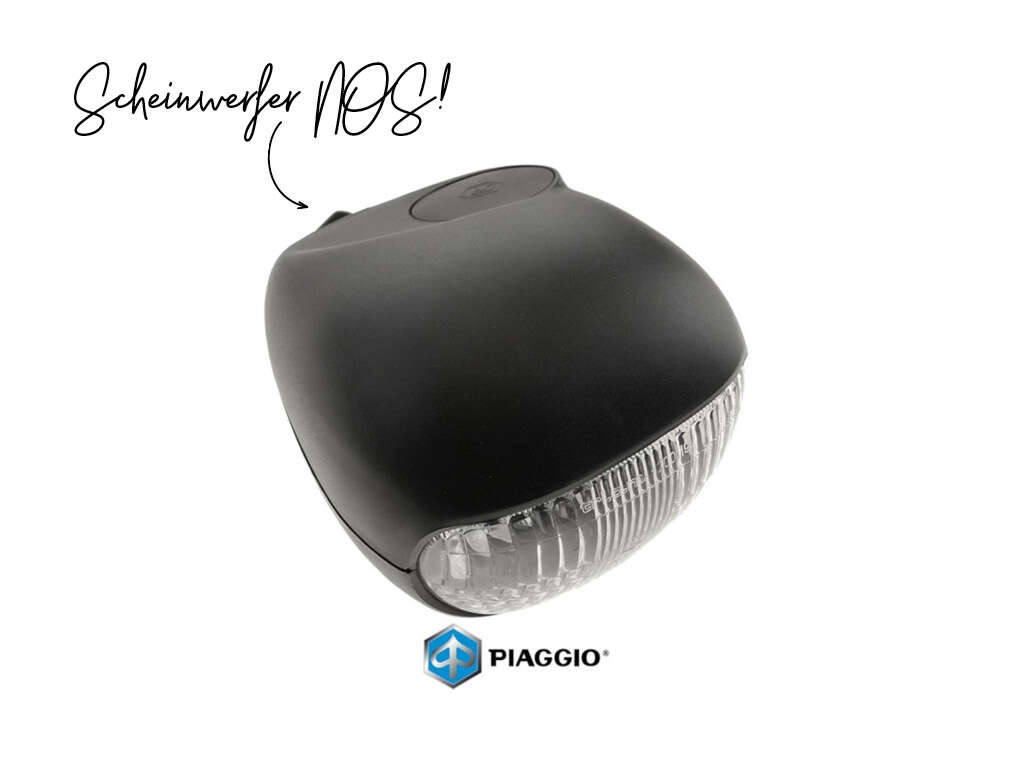 Scheinwerfer schwarz | Piaggio Ciao Mix NOS  Scheinwerfer schwarz | Piaggio Ciao Mix NOS