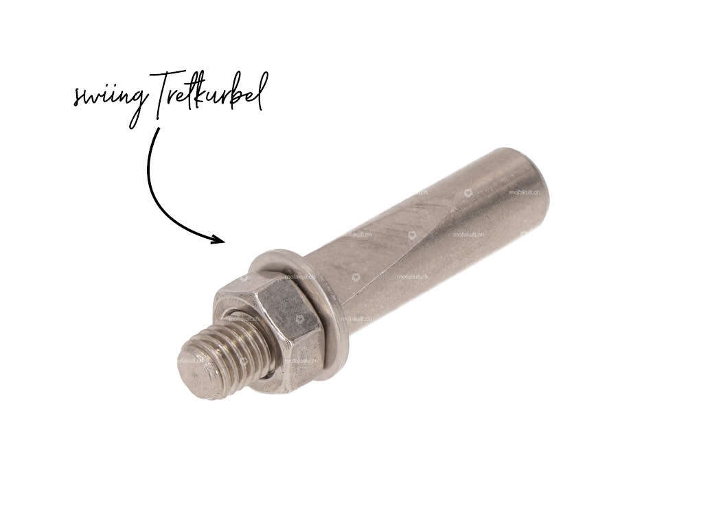 swiing® revival Ø 9 mm Keil 3.5° Inox Tretkurbel swiing® revival Ø 9 mm Keil 3.5° Inox Tretkurbel