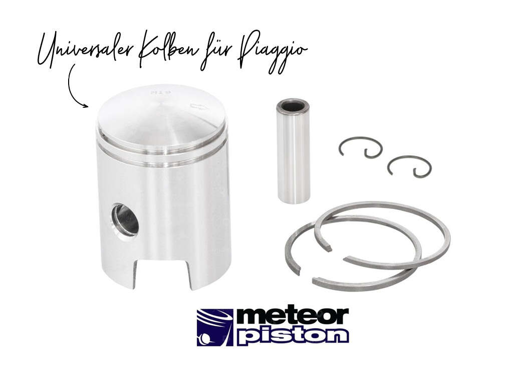 Meteor Kolben Ø 38.2 - 40.2 mm (10 mm KoBo) | Piaggio Ciao, SI, Bravo Boxer Meteor Kolben Ø 38.2 - 40.2 mm (10 mm KoBo) | Piaggio Ciao, SI, Bravo Boxer