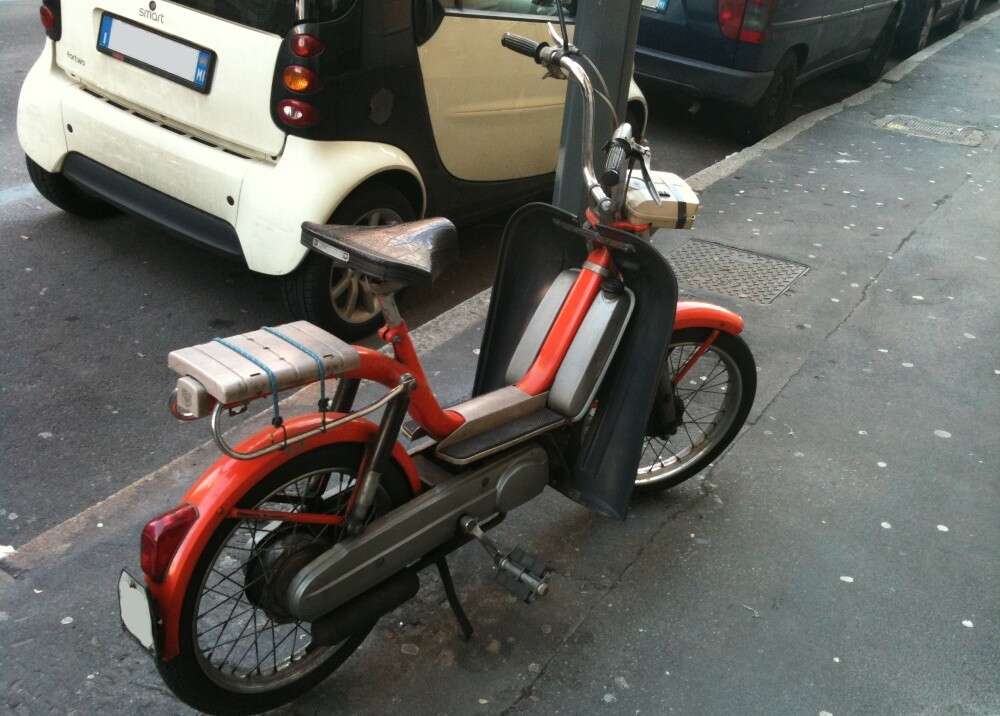 Nicht das meistverkaufte Piaggio Modell, aber das Bravo Töffli hat durchaus Charme Nicht das meistverkaufte Piaggio Modell, aber das Bravo Töffli hat durchaus Charme