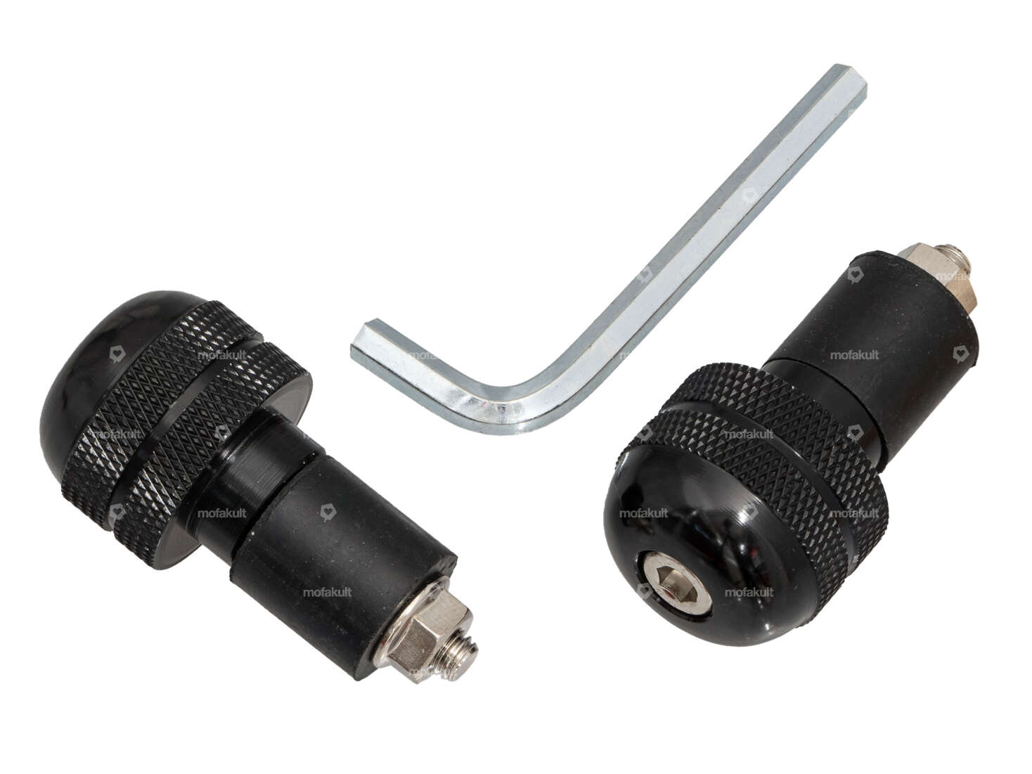 DMP Amortisseur de vibrations guidon alu noir Carousel Image 1