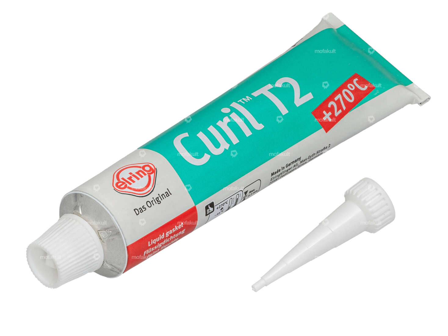 Elring Curil T2 Dichtmasse 70 ml (Polyurethan) nicht aushärtend grün Carousel Image 1