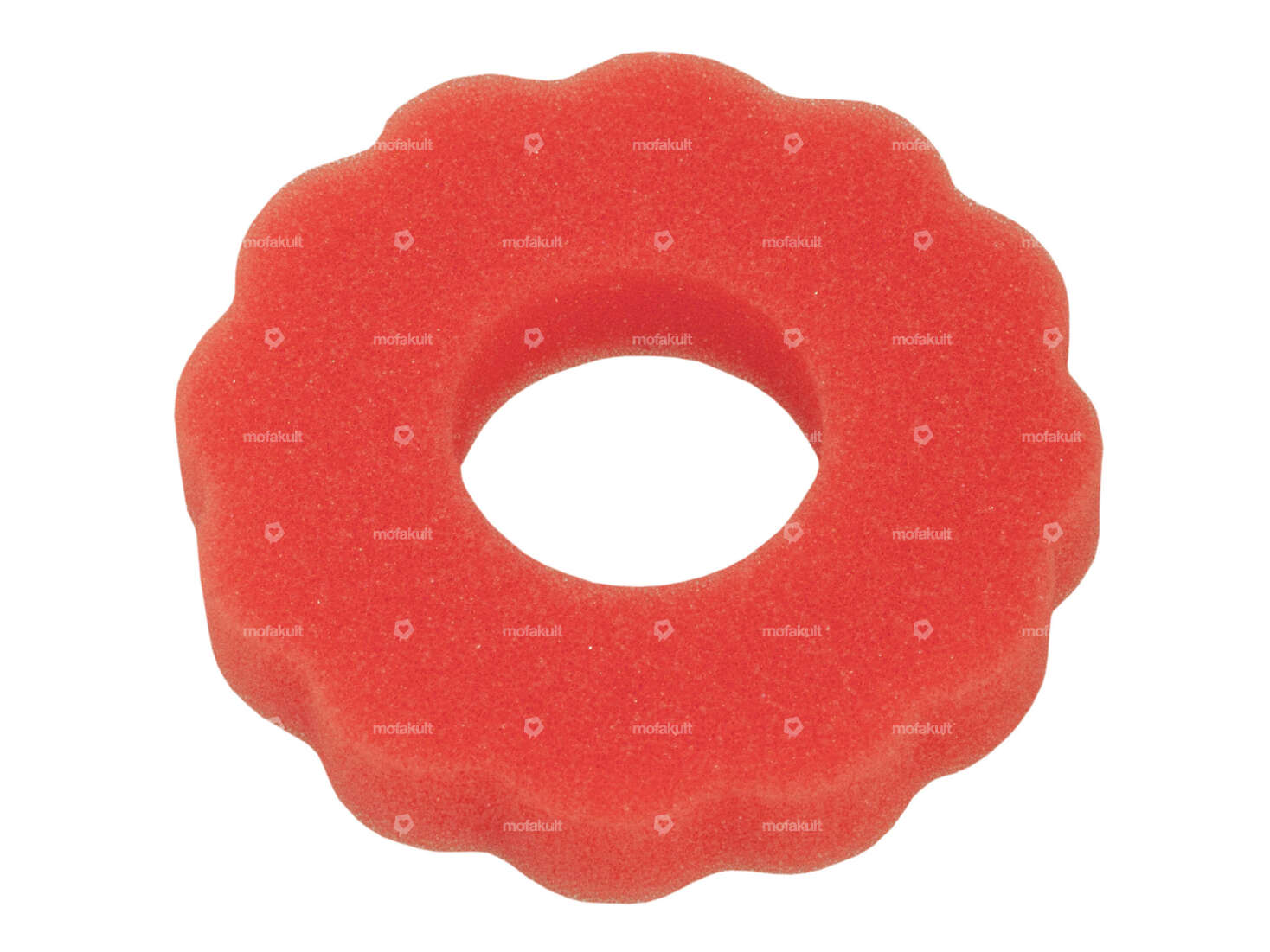 GPO decorative sponge corrugated fuel filler cap red Carousel Image 1