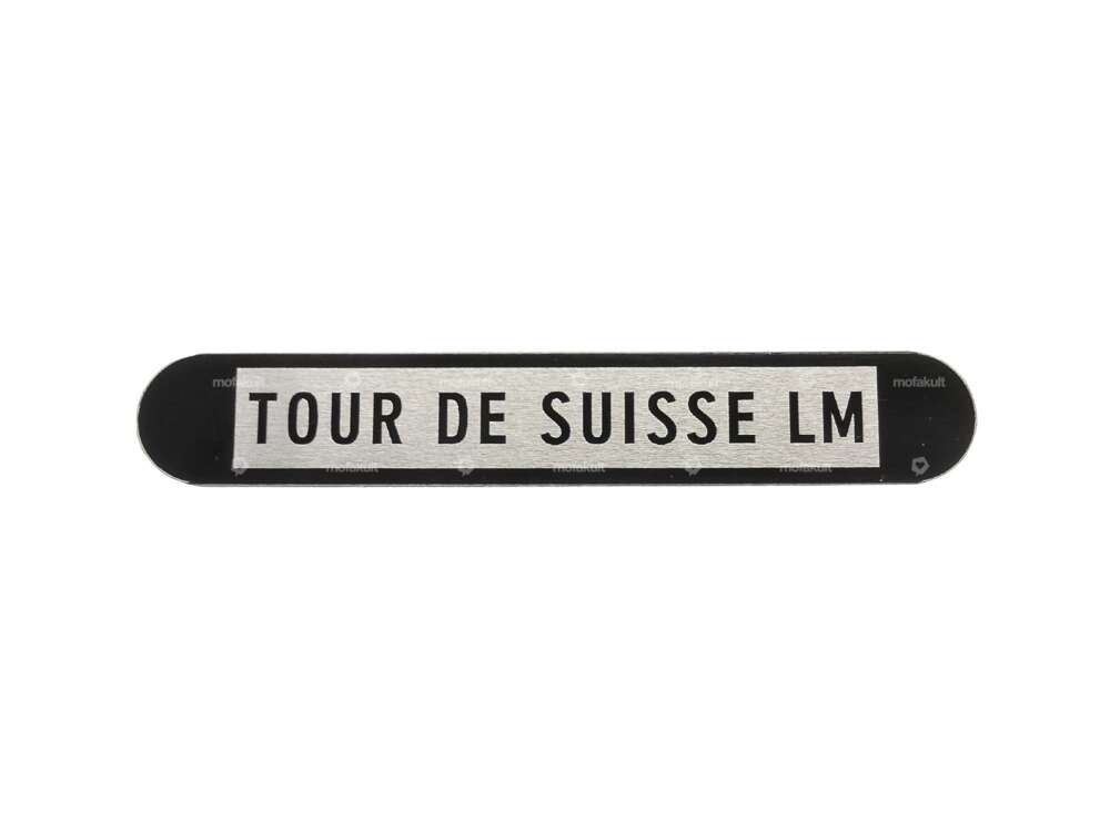 Nameplate | TOUR DE SUISSE LM Carousel Image 1