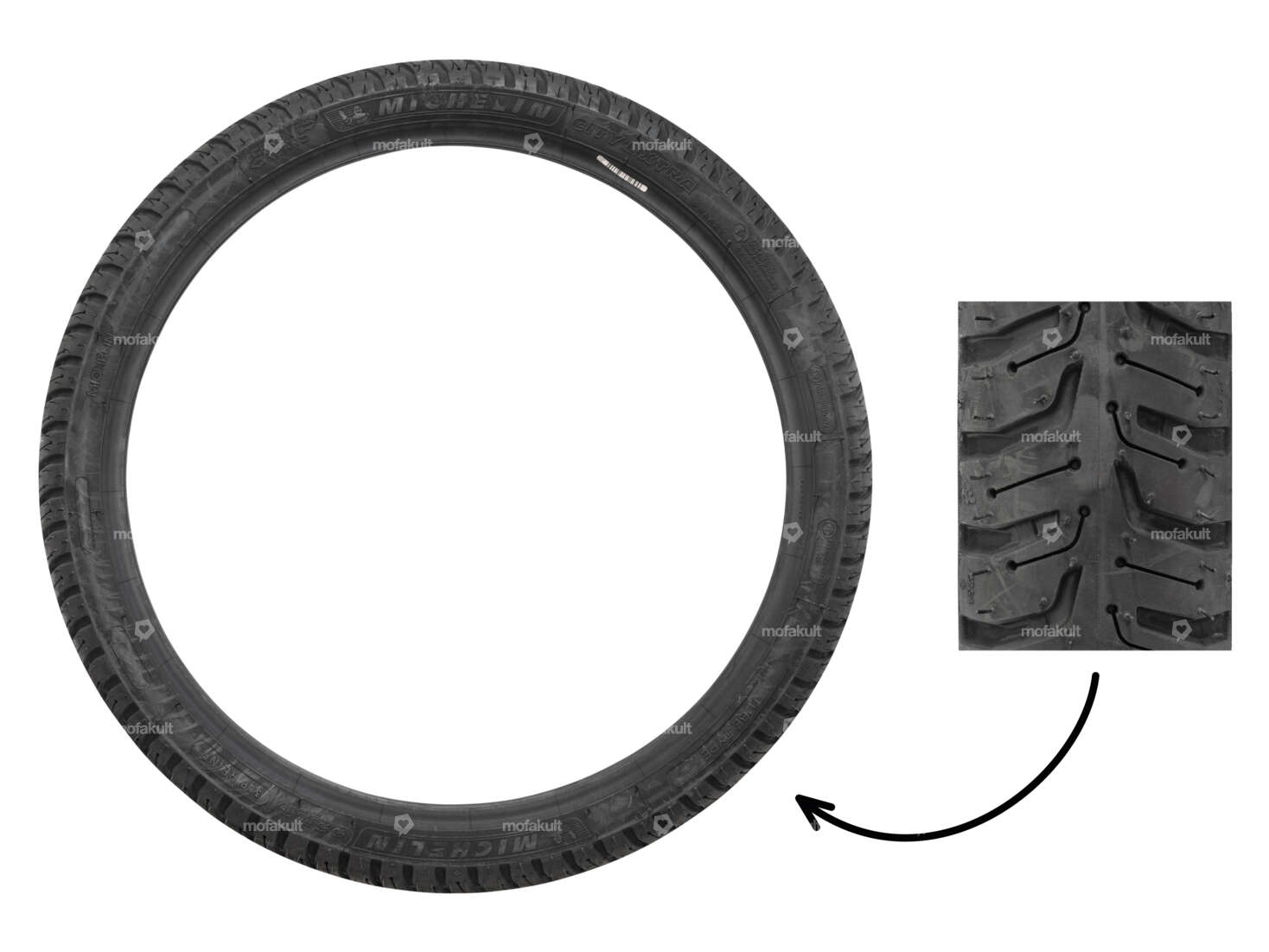 Michelin 2.25 x 17" Reifen City Extra Allround Carousel Image 1