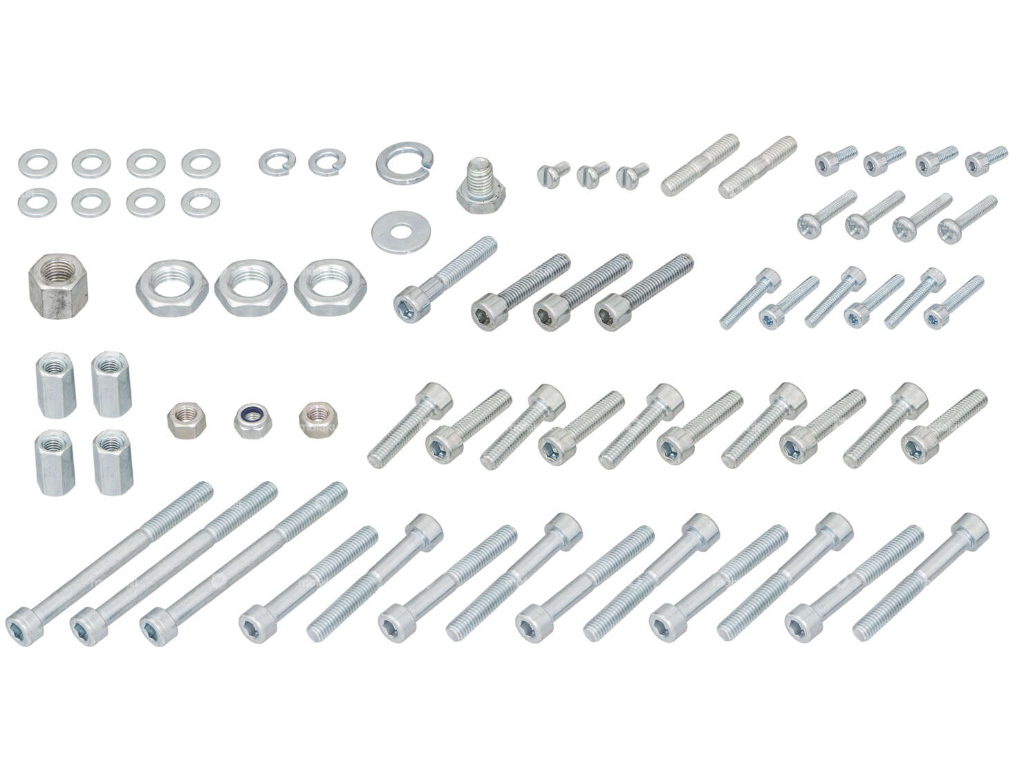 swiing® set di viti di rilancio motore zincato | Pony GTX, Cross 521 Carousel Image 1