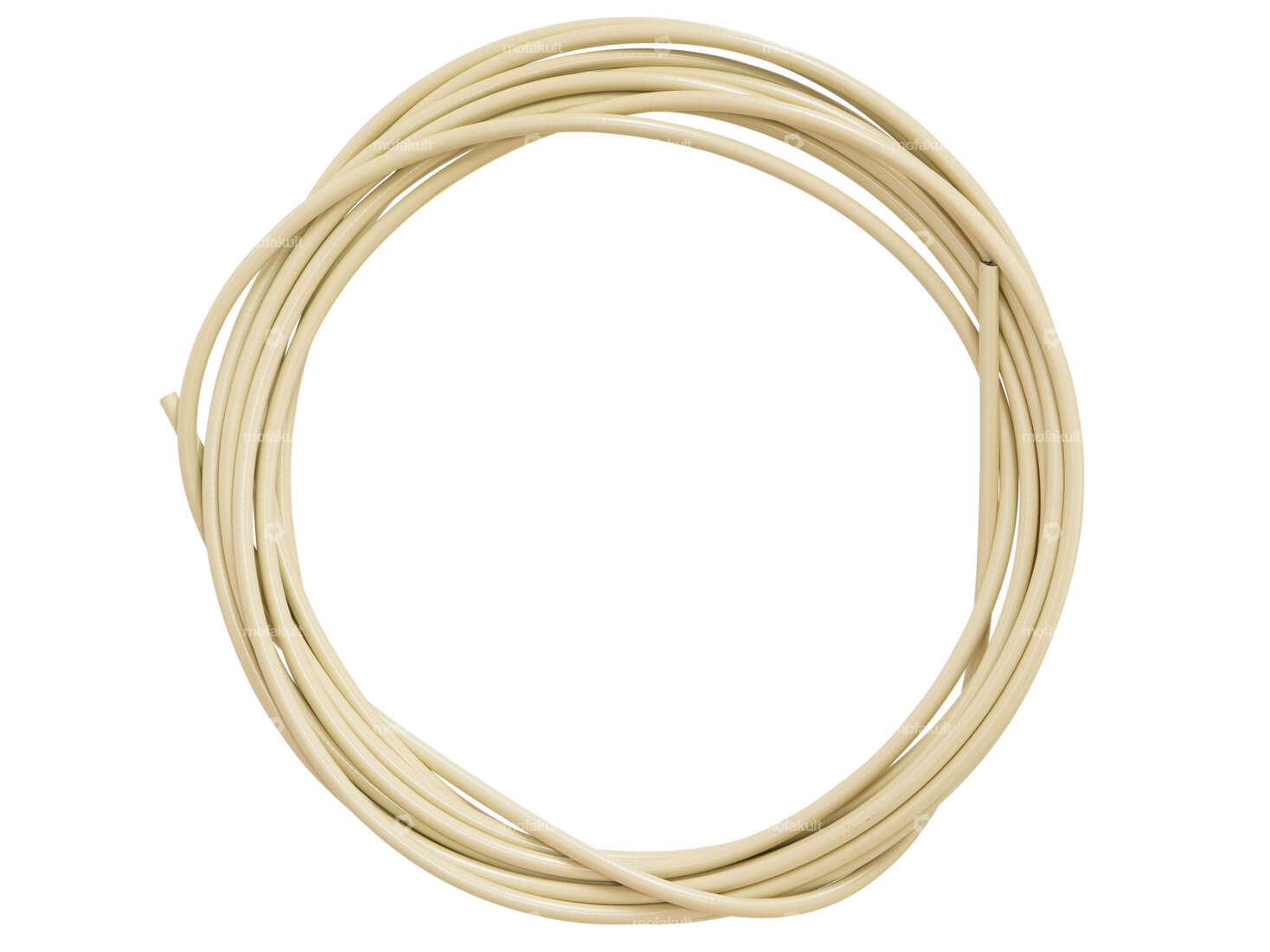 Guaina per cavi Ø 5 mm crema (rotolo da 6 metri) PTFE ingrassato Carousel Image 1
