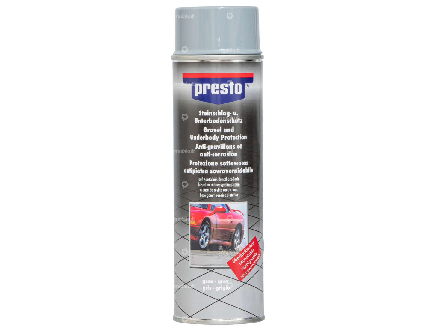 Presto stone chip underbody protection spray gray 500 ml Carousel Image 1