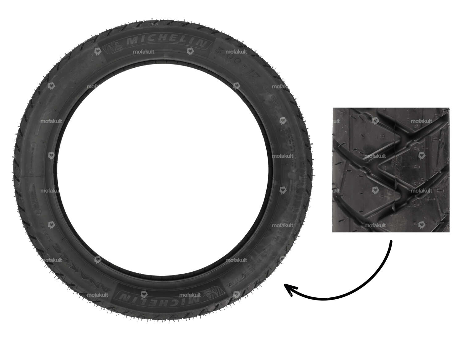 Pneus Michelin 3.00 x 17" ANAKEE Allround Carousel Image 1