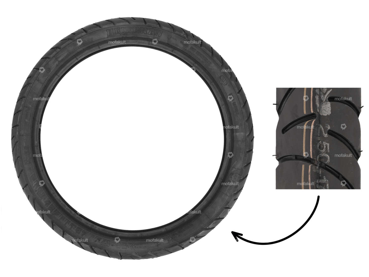 Pneu Heidenau 2.50 x 17" K56 Semi-Slick Carousel Image 1