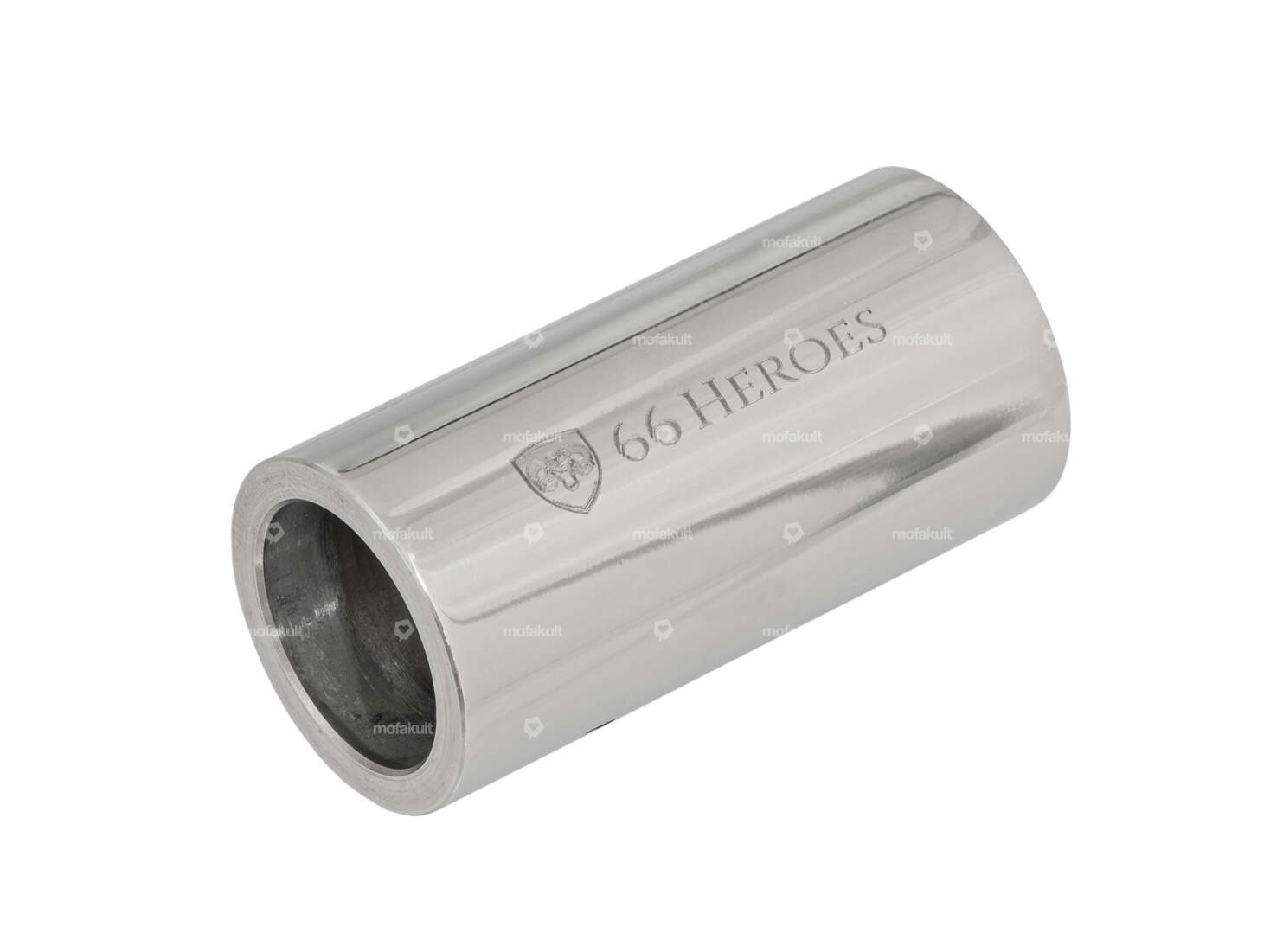 66HEROES Distanzrohr Tretachse 46 mm Inox | Piaggio Ciao Carousel Image 1