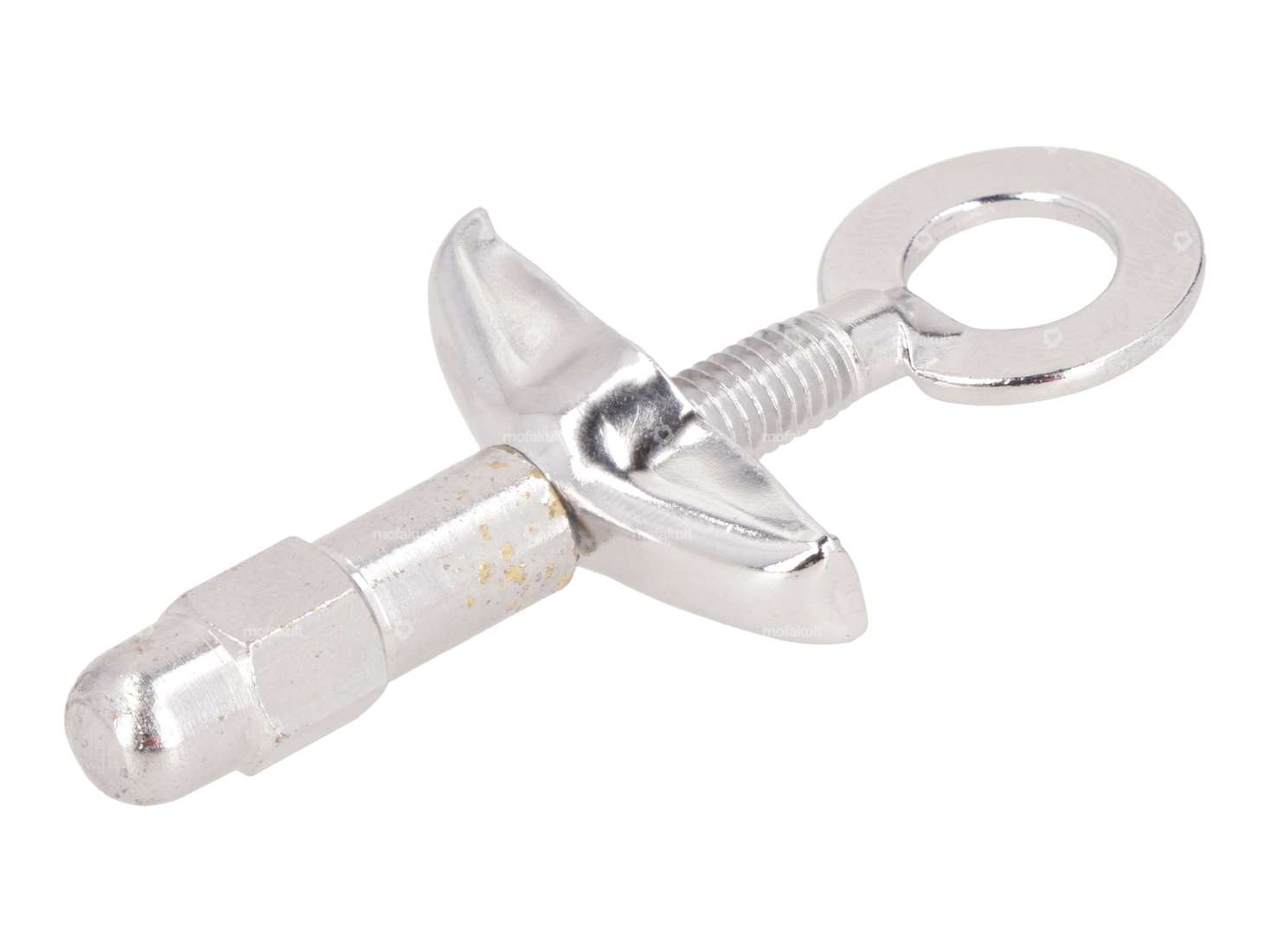 Radspanner Ø 11 mm M6 Führungsblech Spezialmutter gerade verzinkt Carousel Image 1