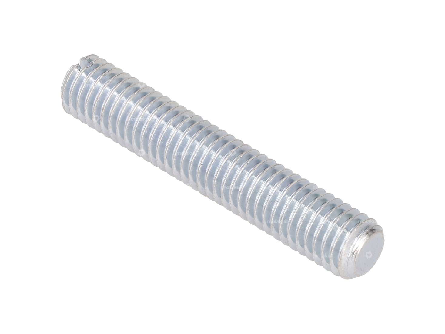 Grub screw M8x45 slotted tapered dome galvanized Carousel Image 2