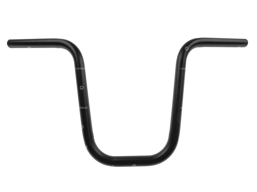 Handlebar fork plate 30 cm curved black Carousel Image 1
