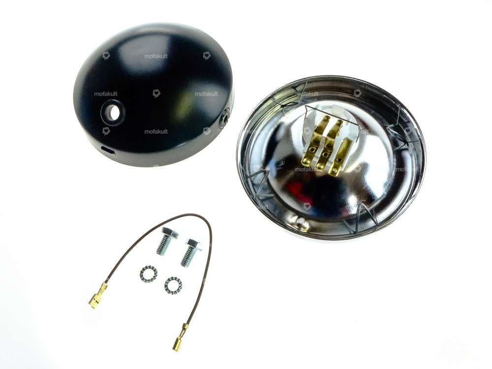 GUIA Scheinwerfer rund Ø 14 cm Chrom / schwarz Carousel Image 3