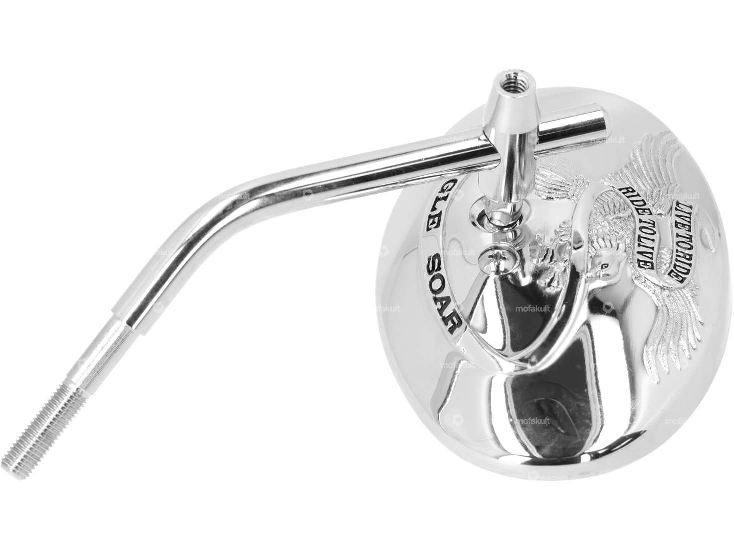 Specchio "Adler" ovale cromato Carousel Image 3