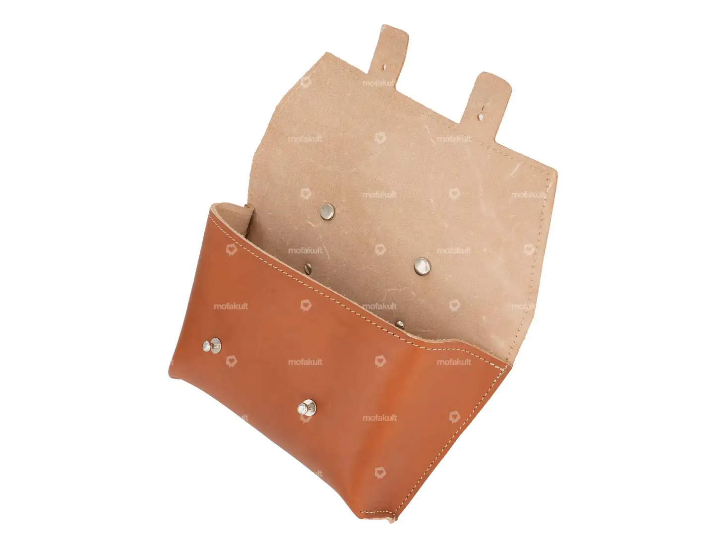 VAKT.別注MOLINI CompactWalletsuede/BROWN Satteltasche hellbraun Echtleder | mofakult