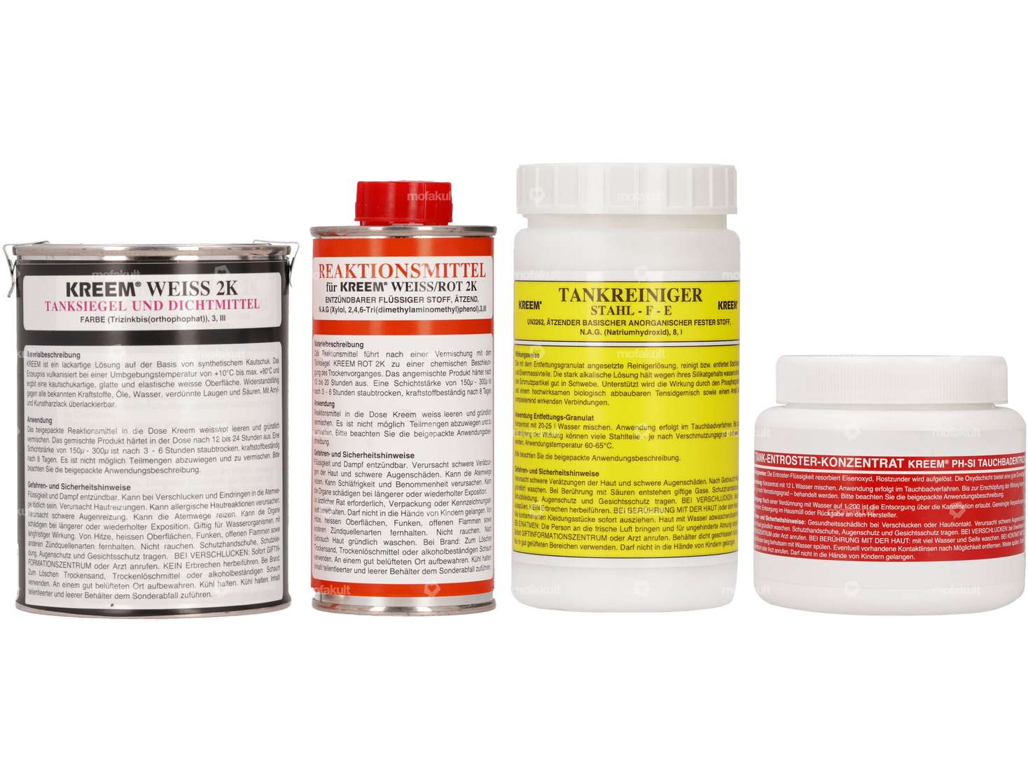 KREEM tank sealing set white 2K for 12 L tank Carousel Image 1