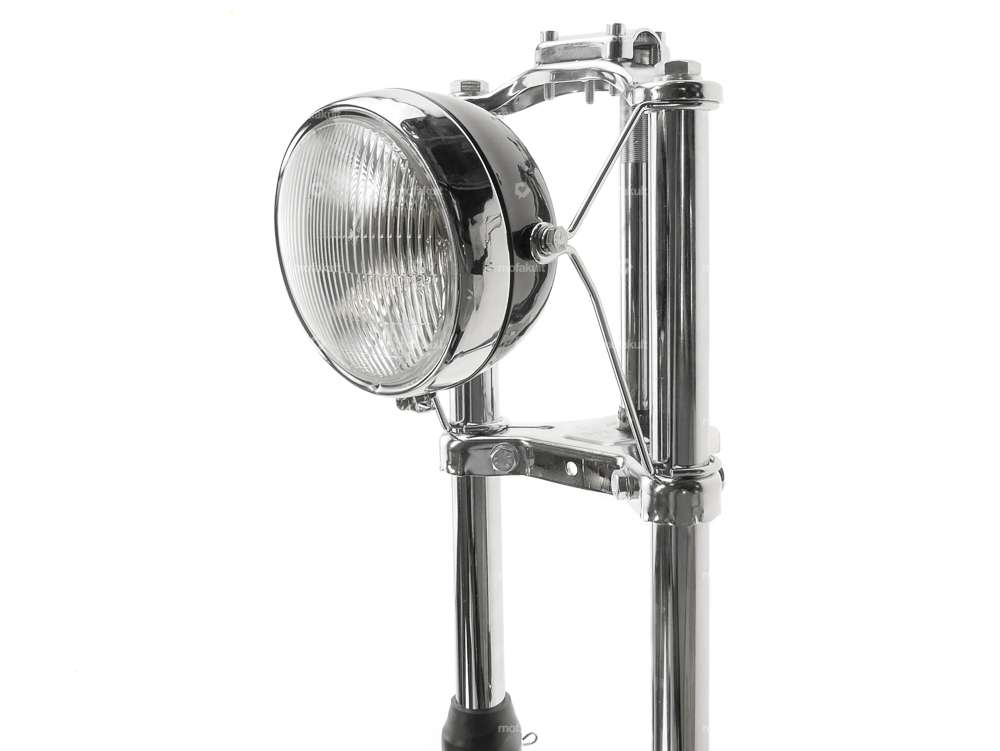 EBR Support de lampe (paire) fourche Ø 28 mm chrome | Puch Carousel Image 3