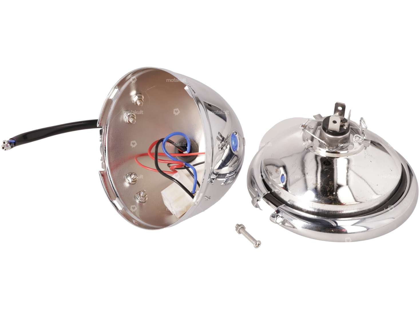 Scheinwerfer «Harley» Ø 12 cm Chrom Carousel Image 4