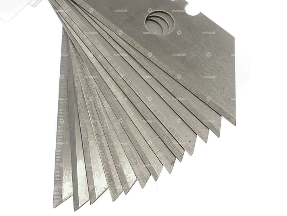 12 pezzi. Lame di ricambio Raschietto per guarnizioni Carousel Image 2