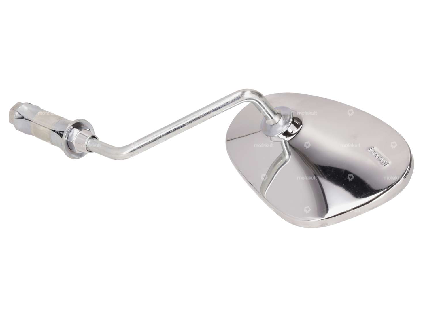 Bumm specchio ovale sinistro versione plug-in cromo Carousel Image 3