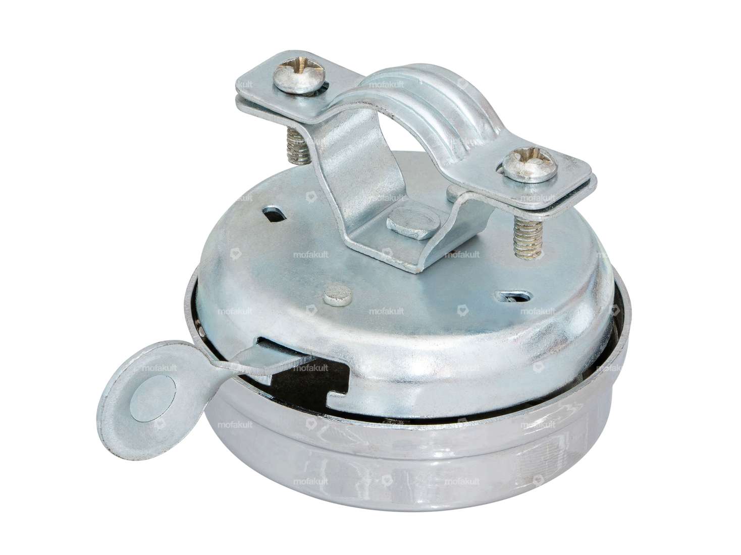 Cloche "Zündapp" inscription chromée Carousel Image 2