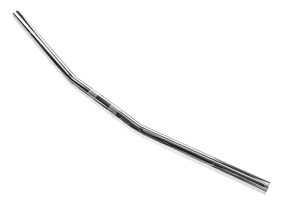 Piastra forcella manubrio cromata piatta Carousel Image 2