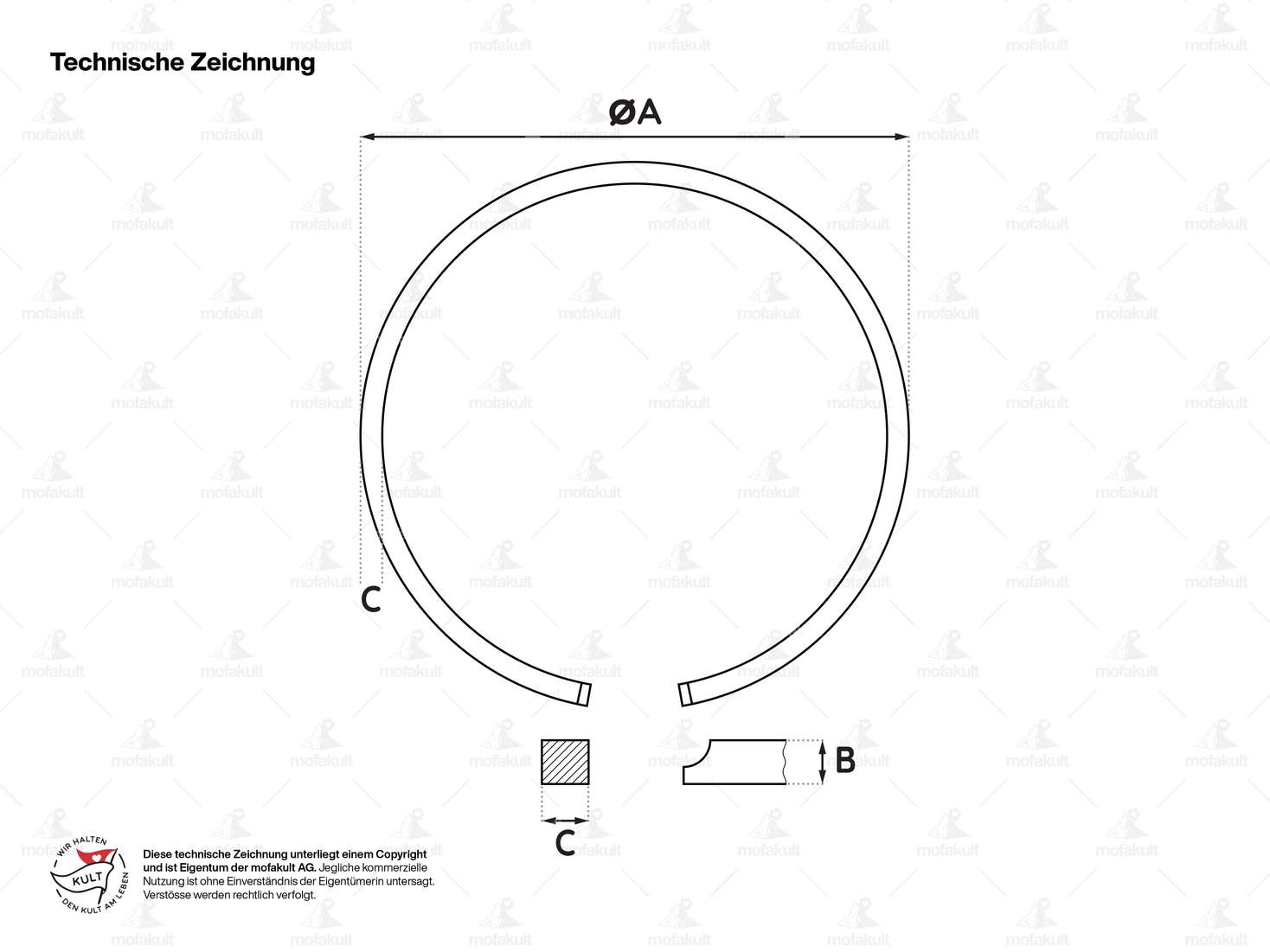 Fasce elastiche GPO 41 mm (coppia) | Sachs Carousel Image 3