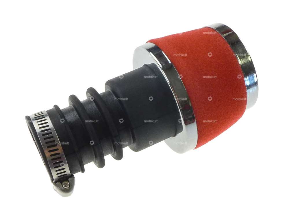 Mushroom air filter foam red 28 - 32 mm Carousel Image 1
