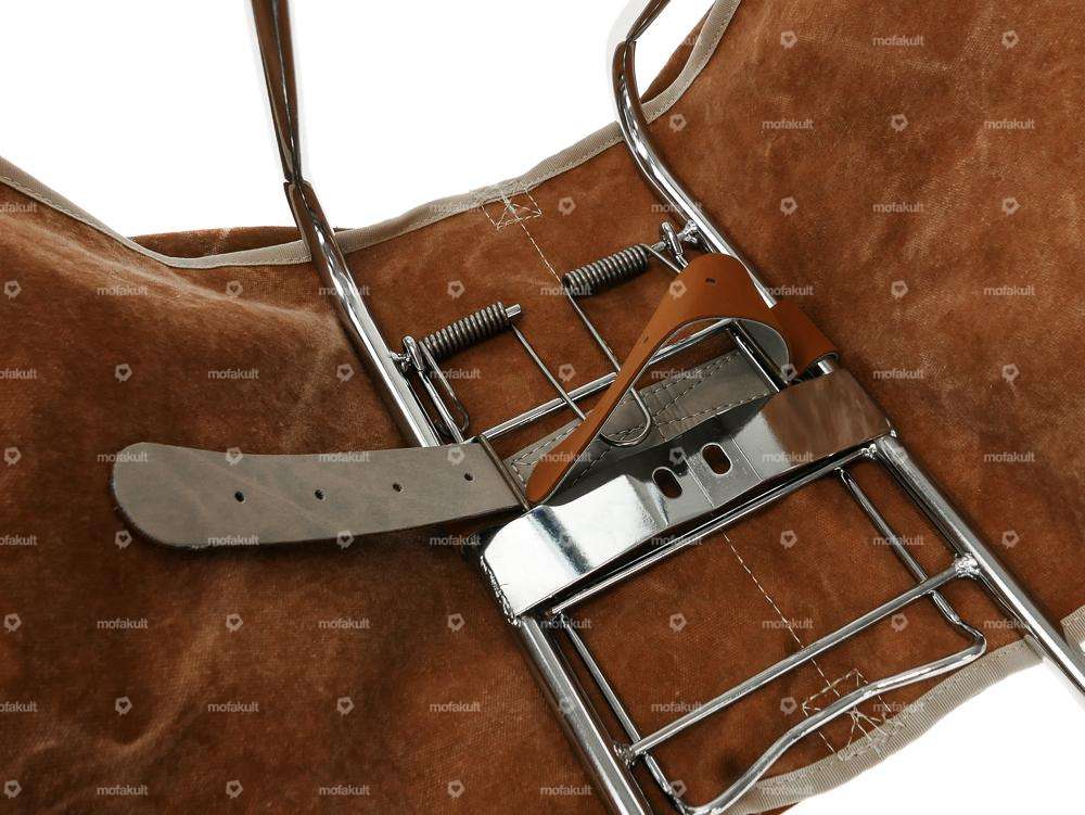 Gepäcktasche Oldschool cognac Carousel Image 3