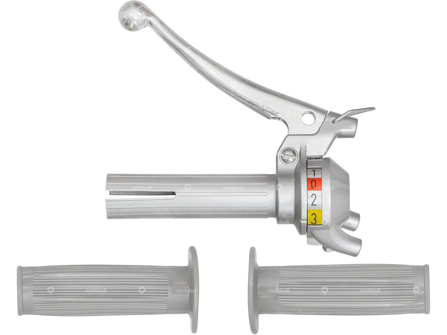 leva del cambio swiing® revival a 3 velocità (replica Magura) argento Carousel Image 1