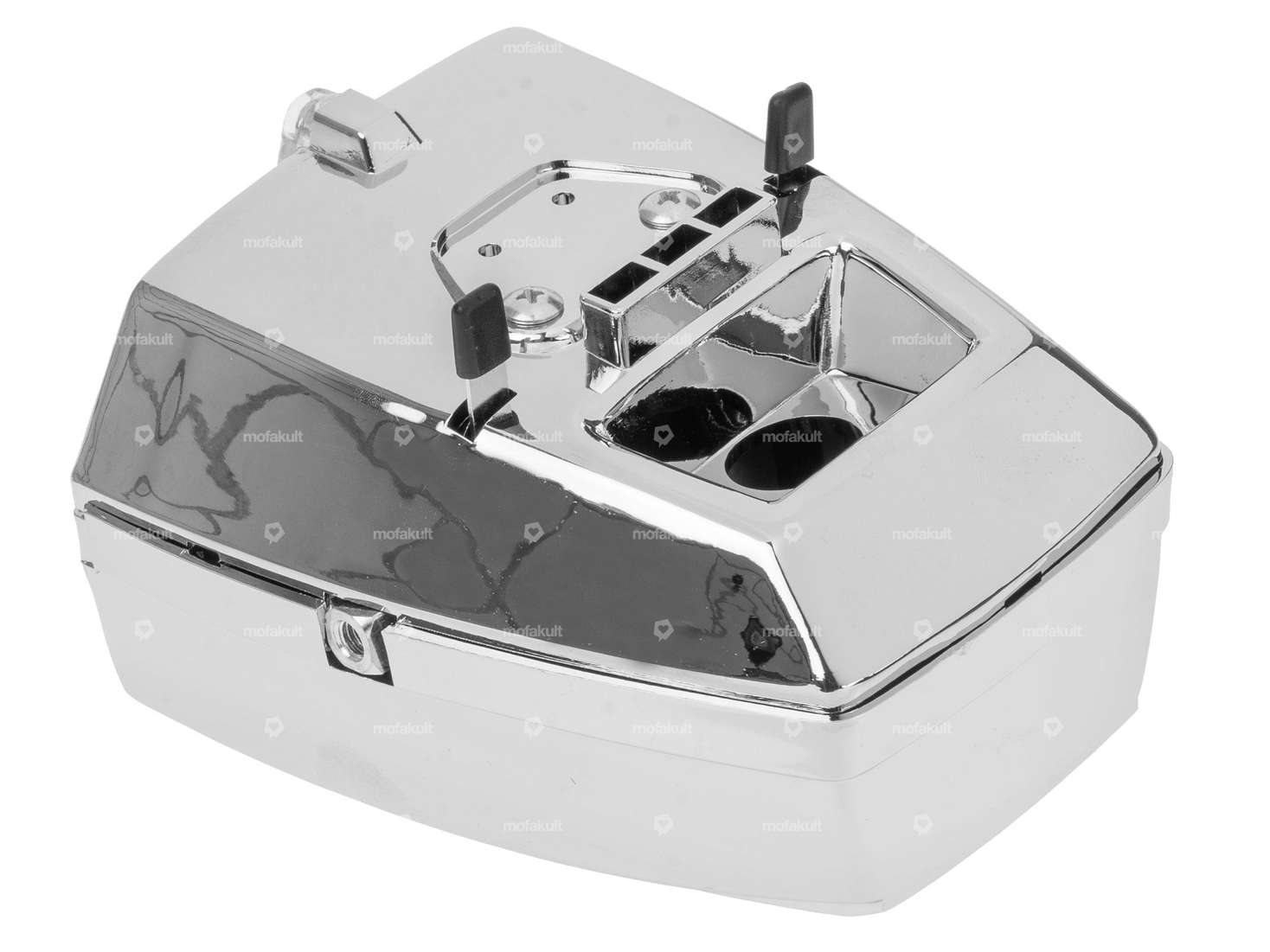 Phare GPO carré chromé avec interrupteur Carousel Image 2