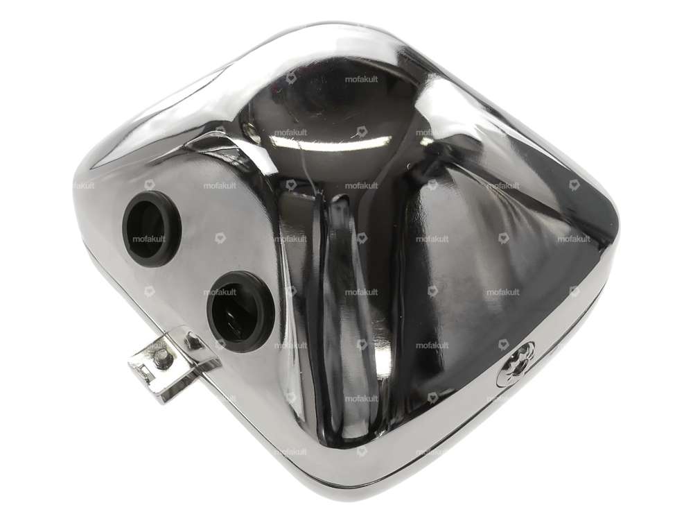 GUIA Scheinwerfer eckig 18 cm Chrom Carousel Image 3